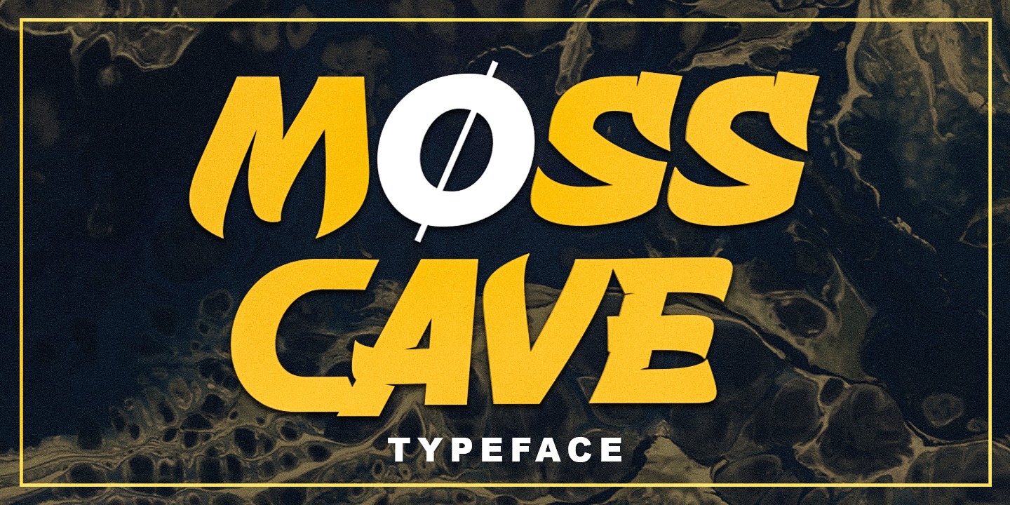 Przykład czcionki Mosscave